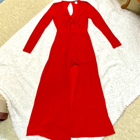 VENUS Pants - NWOT Red Venus Jumpsuit